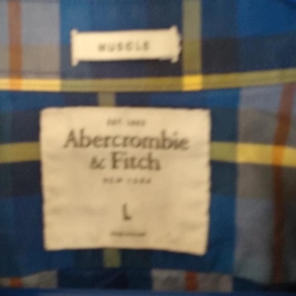Muscle shirt, button up, Abercrombie & Fitch - Picture 3 of 4